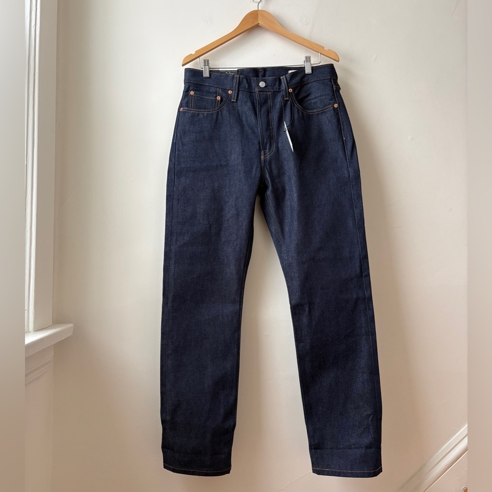 NWT Levis's 501® Selvedge Dark Wash Jeans - Picture 3 of 15